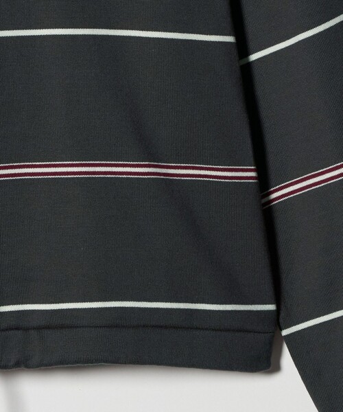 6(ROKU)＞コットン ワイド ボーダー プルオーバートップス（Tシャツ