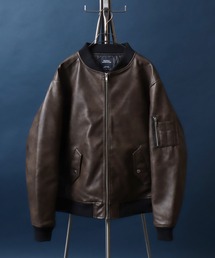 ANPAS(�A���p�X)��Quilting Padded Synthetic Leather MA-1/�L���g���� �t�F�C�N���U�[ MA-1 �{�}�[�W���P�b�g �u���]�� �����Y ���f�B�[�X �A�E�^�[(MA-1)