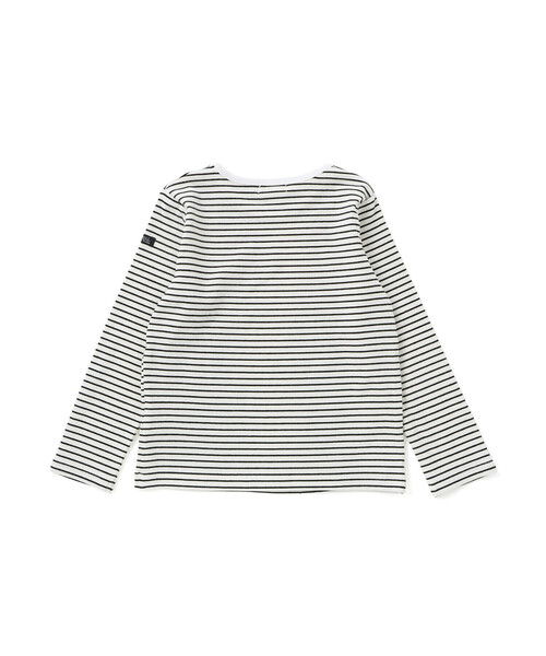 Noeil aime BeBe(ノイユエイムベベ)の「ツイル肩フリルジャンパースカート+ボーダー長袖Tシャツセット(ジャンパースカート・キッズ・ベージュ系その他/ピンク系その他・100cm/90cm/120cm/110cm/130cm)」の11枚目の写真