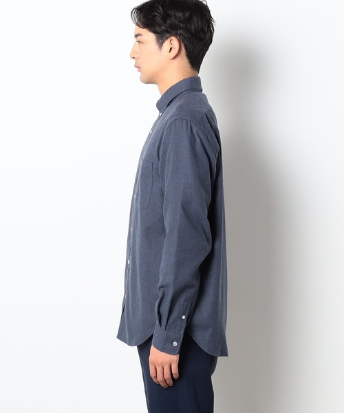 Grand PARK(グランドパーク)の「BROOKLYN OVERALL<ブルックリンオーバーオール>USAコットンボタンダウンシャツ(シャツ/ブラウス・メンズ・ネイビー/ピンク/チャコールグレー・LARGE/MEDIUM)」の13枚目の写真