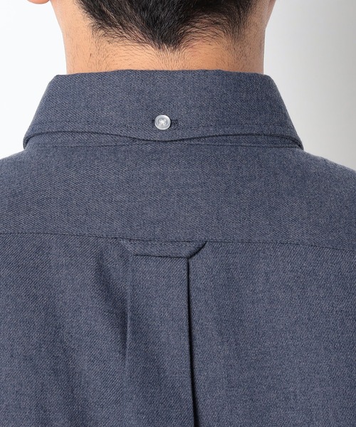 Grand PARK(グランドパーク)の「BROOKLYN OVERALL<ブルックリンオーバーオール>USAコットンボタンダウンシャツ(シャツ/ブラウス・メンズ・ネイビー/ピンク/チャコールグレー・LARGE/MEDIUM)」の6枚目の写真