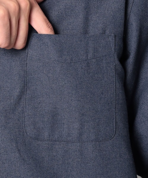 Grand PARK(グランドパーク)の「BROOKLYN OVERALL<ブルックリンオーバーオール>USAコットンボタンダウンシャツ(シャツ/ブラウス・メンズ・ネイビー/ピンク/チャコールグレー・LARGE/MEDIUM)」の10枚目の写真