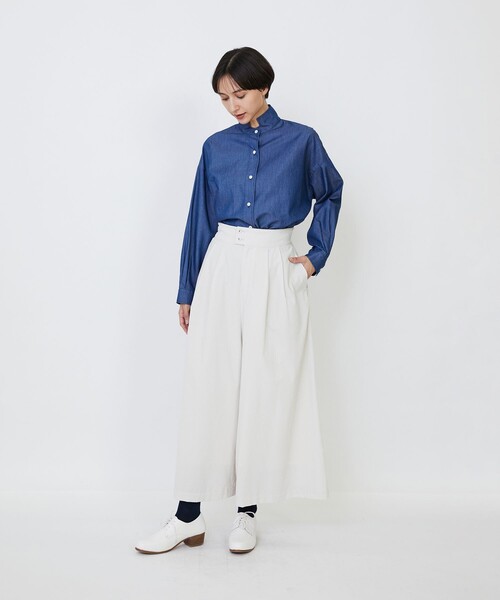 LOISIR（ロワズィール）の「【MTサイズ有り】コットン細コールガウチョパンツ（その他パンツ・レディース・ブラウン/グリーン/キナリ・M/MT）」の11枚目の写真