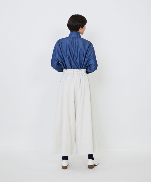 LOISIR（ロワズィール）の「【MTサイズ有り】コットン細コールガウチョパンツ（その他パンツ・レディース・ブラウン/グリーン/キナリ・M/MT）」の13枚目の写真