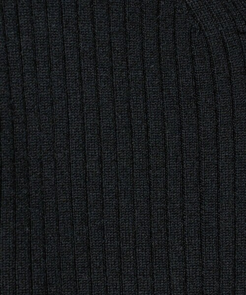ASTRAET(アストラット)の「<ASTRAET>フーデッド リブニット(ニット/セーター・レディース・ブラック/ホワイト・FREE)」の18枚目の写真
