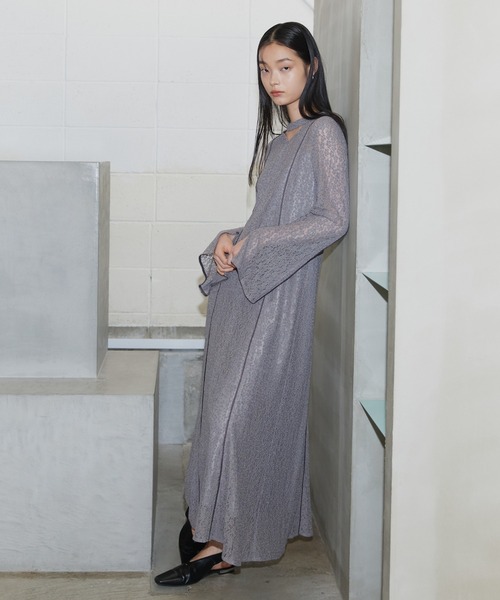 スウィッチングレースドレス / switching lace dress（ドレス