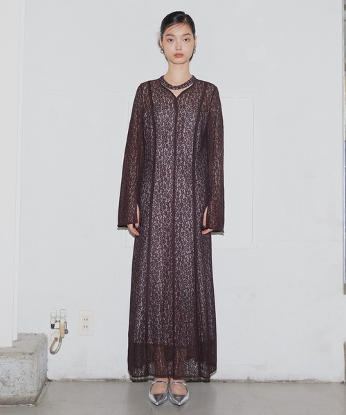 セール】スウィッチングレースドレス / switching lace dress（ドレス