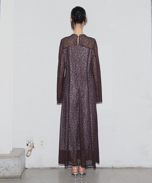 スウィッチングレースドレス / switching lace dress（ドレス