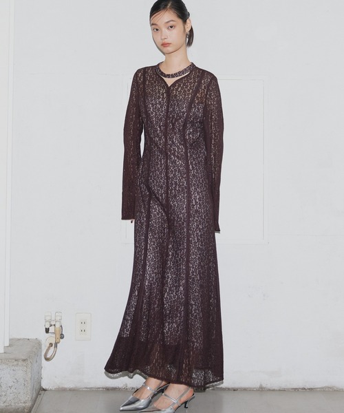 セール】スウィッチングレースドレス / switching lace dress（ドレス