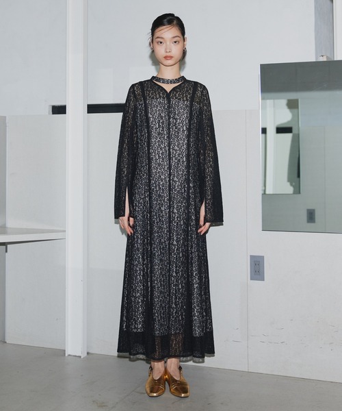 スウィッチングレースドレス / switching lace dress（ドレス