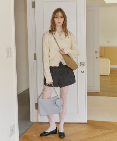 GIUNON（ジウノン）の「back frill short pants / バックフリルショートパンツ（その他パンツ・レディース・グレー・FREE）」の8枚目の写真