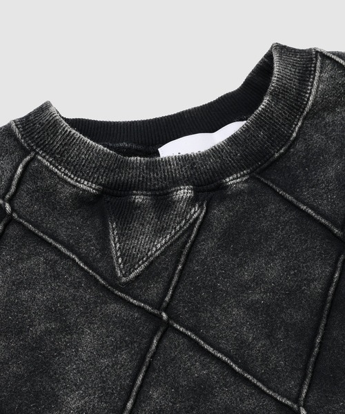 NOMA t.d.(ノーマティーディー)の「Hand Dye Diamond Twist Sweat(スウェット・メンズ・ブラック・4/3)」の3枚目の写真