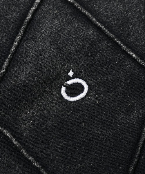 NOMA t.d.(ノーマティーディー)の「Hand Dye Diamond Twist Sweat(スウェット・メンズ・ブラック・4/3)」の4枚目の写真