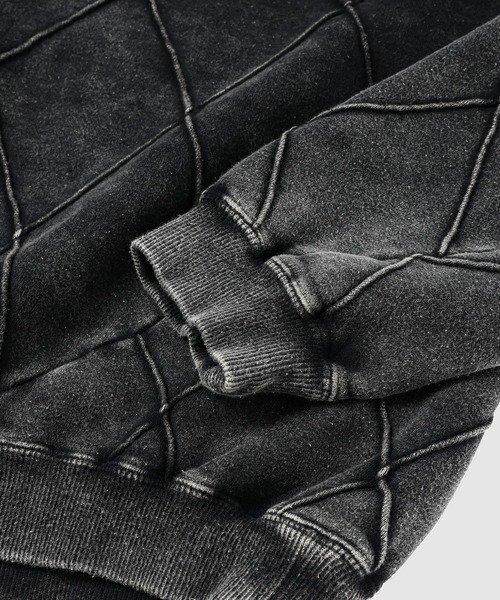 NOMA t.d.(ノーマティーディー)の「Hand Dye Diamond Twist Sweat(スウェット・メンズ・ブラック・4/3)」の5枚目の写真