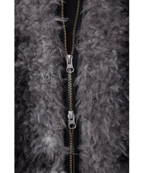 AZUL by moussy（アズールバイマウジー）の「カーリーボアショートブルゾン（ブルゾン・レディース・ブラウン系その他/ブラック系その他・FREE）」の14枚目の写真