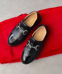 Luca Grossi】ワントーンビットローファー(L31617)（ローファー