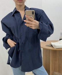YUGA バックコンシャス リボンシャツ トップス