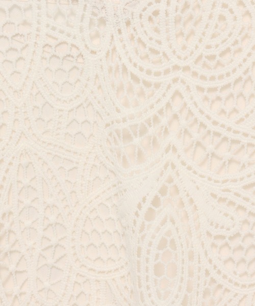 mysty woman（ミスティウーマン）の「レースボウタイブラウス 575252（シャツ/ブラウス・レディース・オフホワイト/ブラック・FREE）」の20枚目の写真