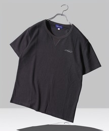 【STAYGOLD】 サーマル ワンポイント刺繍 半袖 Tシャツ / Thermal One-Point Embroidery Short Sleeve T-Shirt