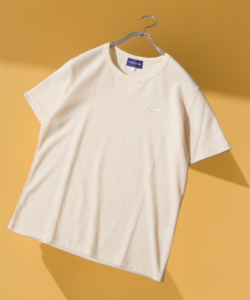 セール】【STAYGOLD】 サーマル ワンポイント刺繍 半袖 Tシャツ