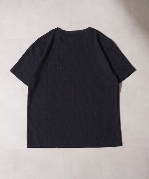 STAY GOLD(ステイゴールド)の「【STAYGOLD】 サーマル ワンポイント刺繍 半袖 Tシャツ / Thermal One-Point Embroidery Short Sleeve T-Shirt(Tシャツ/カットソー・メンズ・アイボリー/ネイビー/チャコールグレー・S/M/L)」の14枚目の写真
