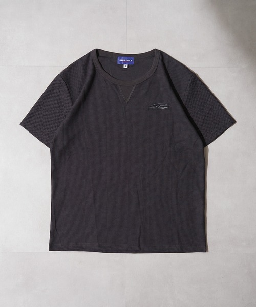 STAY GOLD(ステイゴールド)の「【STAYGOLD】 サーマル ワンポイント刺繍 半袖 Tシャツ / Thermal One-Point Embroidery Short Sleeve T-Shirt(Tシャツ/カットソー・メンズ・アイボリー/ネイビー/チャコールグレー・S/M/L)」の9枚目の写真