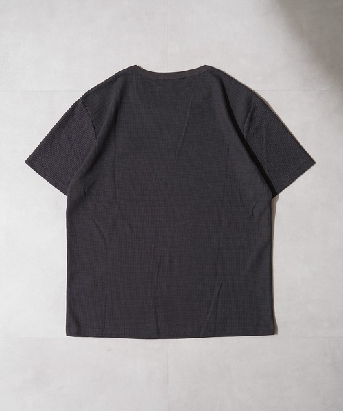 STAY GOLD(ステイゴールド)の「【STAYGOLD】 サーマル ワンポイント刺繍 半袖 Tシャツ / Thermal One-Point Embroidery Short Sleeve T-Shirt(Tシャツ/カットソー・メンズ・アイボリー/ネイビー/チャコールグレー・S/M/L)」の10枚目の写真