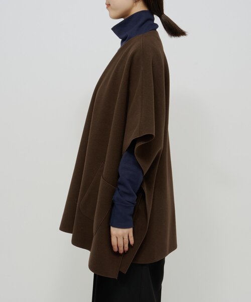 Omekashi(オメカシ)の「ニットパイルノーカラージャケット(その他アウター・レディース・ブラウン/ベージュ・FREE)」の5枚目の写真