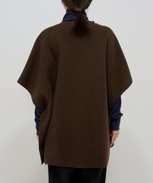 Omekashi(オメカシ)の「ニットパイルノーカラージャケット(その他アウター・レディース・ブラウン/ベージュ・FREE)」の6枚目の写真