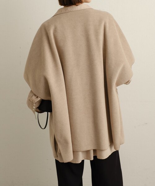 Omekashi(オメカシ)の「ニットパイルノーカラージャケット(その他アウター・レディース・ブラウン/ベージュ・FREE)」の15枚目の写真
