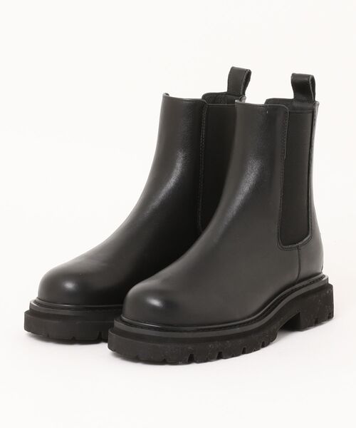 PARADIS COULEUR（パラディクルール）の「【PARADIS COULEUR】防滑ソール撥水サイドゴアブーツ(353019)（ブーツ・レディース・ダークブラウン/ブラック・23/24.5/24/23.5/22.5）」の3枚目の写真