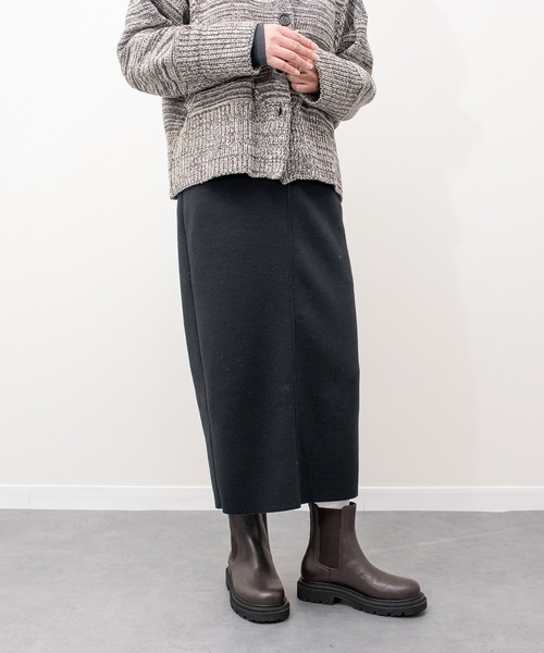 PARADIS COULEUR（パラディクルール）の「【PARADIS COULEUR】防滑ソール撥水サイドゴアブーツ(353019)（ブーツ・レディース・ダークブラウン/ブラック・23/24.5/24/23.5/22.5）」の7枚目の写真