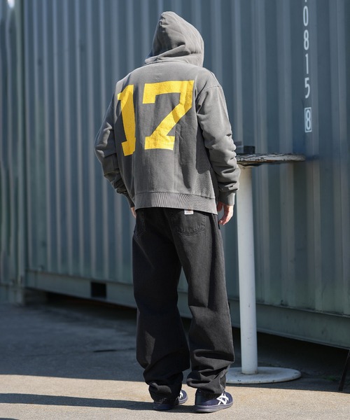 ムラサキスポーツ（ムラサキスポーツ）の「【限定販売】DEAR LAUREL/ディアローレル フルジップパーカー DL25F-JM1201（パーカー・メンズ・レッド/ネイビー/ブラック・L/M）」の9枚目の写真