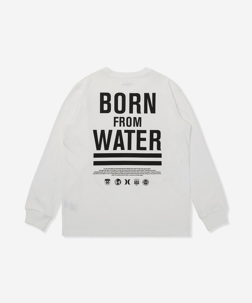 Hurley (ハーレー)の「【Hurley/ハーレー】ヘビーウェイトロングTシャツ バックプリントTシャツ BFW LS TEE(Tシャツ/カットソー・メンズ・ホワイト/グリーン系その他/ブラック・LARGE/X-LARGE/MEDIUM/SMALL)」の7枚目の写真