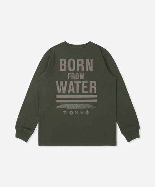 Hurley (ハーレー)の「【Hurley/ハーレー】ヘビーウェイトロングTシャツ バックプリントTシャツ BFW LS TEE(Tシャツ/カットソー・メンズ・ホワイト/グリーン系その他/ブラック・LARGE/X-LARGE/MEDIUM/SMALL)」の13枚目の写真