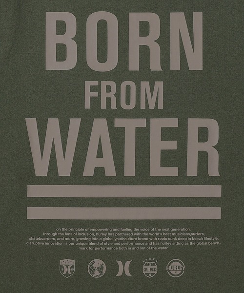 Hurley (ハーレー)の「【Hurley/ハーレー】ヘビーウェイトロングTシャツ バックプリントTシャツ BFW LS TEE(Tシャツ/カットソー・メンズ・ホワイト/グリーン系その他/ブラック・LARGE/X-LARGE/MEDIUM/SMALL)」の15枚目の写真