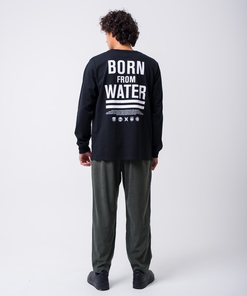 Hurley (ハーレー)の「【Hurley/ハーレー】ヘビーウェイトロングTシャツ バックプリントTシャツ BFW LS TEE(Tシャツ/カットソー・メンズ・ホワイト/グリーン系その他/ブラック・LARGE/X-LARGE/MEDIUM/SMALL)」の5枚目の写真