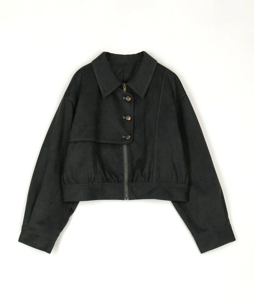 超高級★未使用級　CITY　ブルゾン　ブラック　ガンフラップ ガンフラップブルゾン（ブルゾン）｜NICOLE CLUB（ニコル クラブ