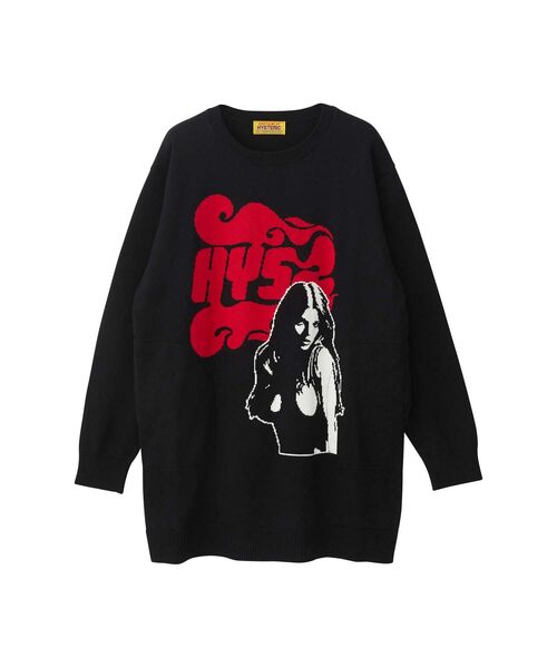 FLAME WOMAN編込 ワンピース（ワンピース）｜HYSTERIC GLAMOUR