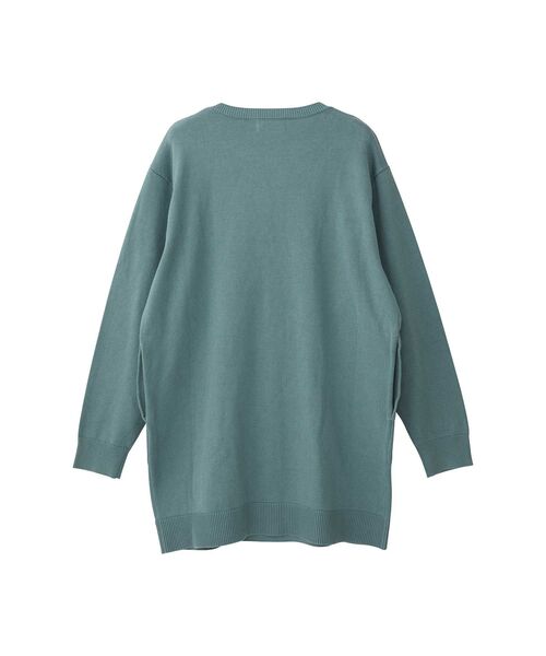 HYSTERIC GLAMOUR(ヒステリックグラマー)の「FLAME WOMAN編込 ワンピース(ワンピース・レディース・トップグレー/ブラック/グリーン・FREE)」の4枚目の写真