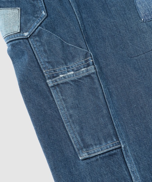 BOW WOW(バウワウ)の「REPAIRED INDIGO PAINTER PANTS(デニムパンツ・メンズ・インディゴブルー・X-LARGE/LARGE)」の8枚目の写真