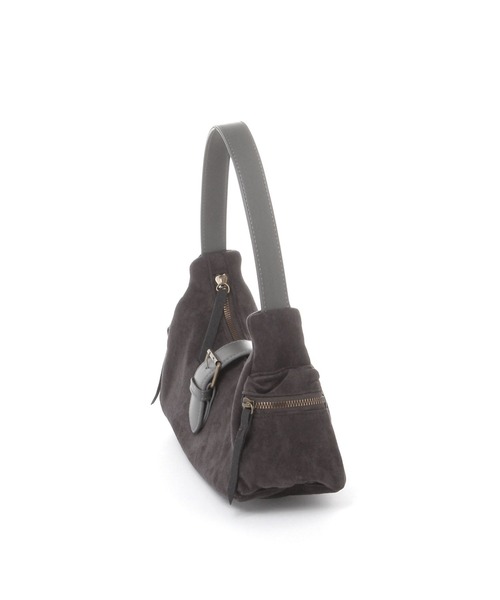 3.3 Field Trip (3.3フィールドトリップ)の「3.3 Field Trip/スエードベルトBAG(ハンドバッグ・レディース・チャコール/ブラウン・0)」の3枚目の写真