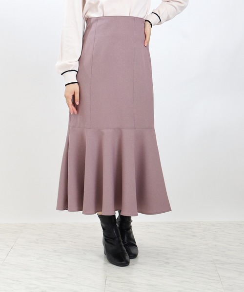 ASTORIA ODIER（アストリアオディール）の「オックスペプラムロングスカート（スカート・レディース・ブラウン/ブラック/スモークピンク・SMALL/MEDIUM/LARGE）」の3枚目の写真