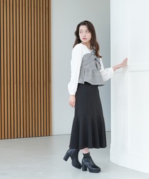 ASTORIA ODIER | オックスペプラムロングスカート(スカート)