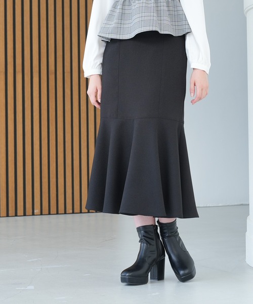 ASTORIA ODIER（アストリアオディール）の「オックスペプラムロングスカート（スカート・レディース・ブラウン/ブラック/スモークピンク・SMALL/MEDIUM/LARGE）」の17枚目の写真