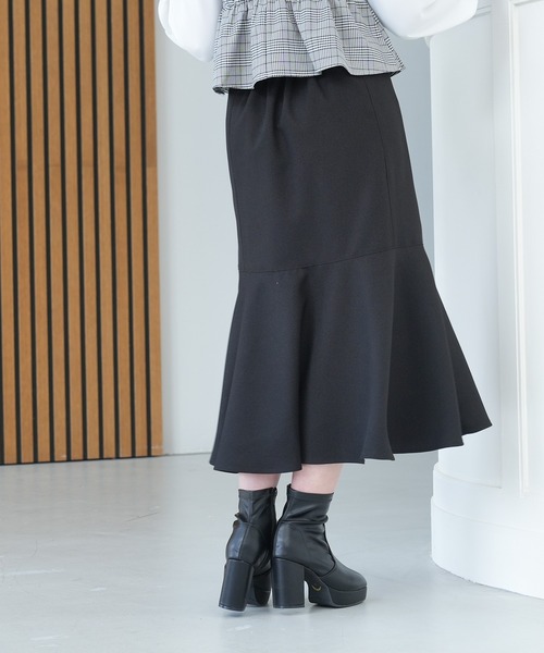 ASTORIA ODIER（アストリアオディール）の「オックスペプラムロングスカート（スカート・レディース・ブラウン/ブラック/スモークピンク・SMALL/MEDIUM/LARGE）」の19枚目の写真