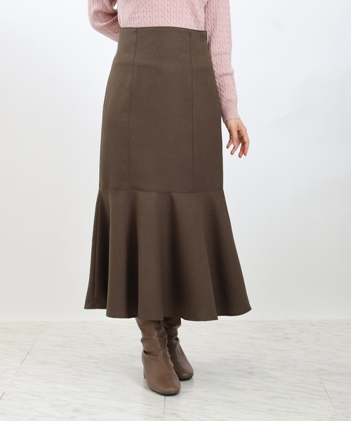 ASTORIA ODIER（アストリアオディール）の「オックスペプラムロングスカート（スカート・レディース・ブラウン/ブラック/スモークピンク・SMALL/MEDIUM/LARGE）」の21枚目の写真