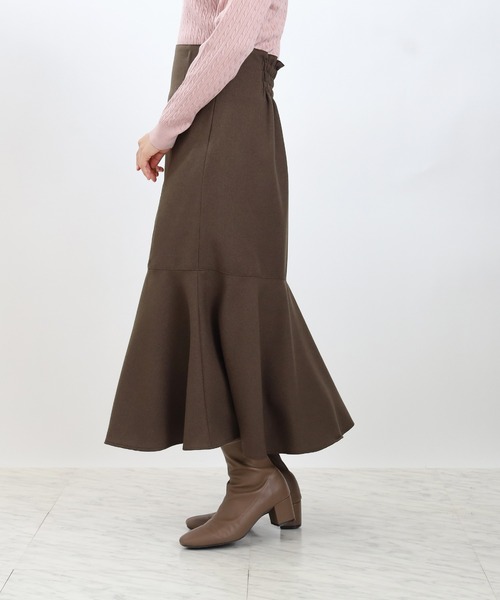 ASTORIA ODIER（アストリアオディール）の「オックスペプラムロングスカート（スカート・レディース・ブラウン/ブラック/スモークピンク・SMALL/MEDIUM/LARGE）」の22枚目の写真