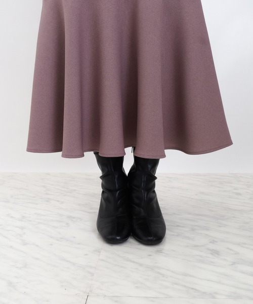 ASTORIA ODIER（アストリアオディール）の「オックスペプラムロングスカート（スカート・レディース・ブラウン/ブラック/スモークピンク・SMALL/MEDIUM/LARGE）」の13枚目の写真