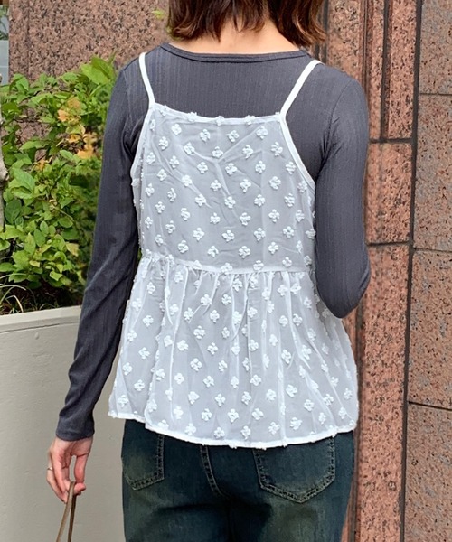Teem Store(チームストア)の「ベーシックUネックリブロンT(Tシャツ/カットソー・レディース・チャコール/ホワイト/グレー/ブラック・F)」の11枚目の写真